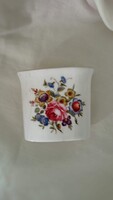 Royal Worcester England Fine Bone China porcelán váza, cigatettakínáló, ropi kínáló kis csupor