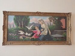 Nagy méretű Szentkép Olajfestmény
