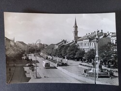 Régi képeslap Sopron - Lenin körút 1966