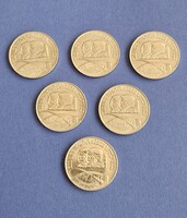 1980. évi közös űrrepülés 100 forintos emlékérme BU 6 db. Licit!