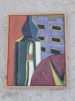 Urbán Anna - Hajnal Óbudán festmény