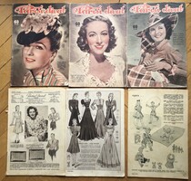 3 db Párisi Divat magazin 1940-41 Személyes átvétel vagy megbeszélés szerinti küldés.