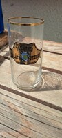 Pannónia maláta pezsgő pohár- retro pohár