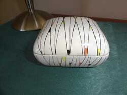 Art deco Budapest porcelán bonbonier