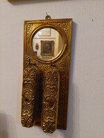 Art Deco réz falitükör szett