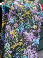 Hernyóselyem, midcentury luxus női kelme/méteráru