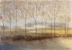Tibor Nemes: Farm - watercolor