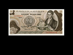 UNC - 20 PESO - KOLUMBIA - 1983 - Francisco José de Caias képével! - Olvass!