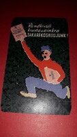 1957- OTP - ORSZÁGOS TAKARÉKPÉNZTÁR takarékbetétkönyv reklám - KÁRTYANAPTÁR a képek szerint
