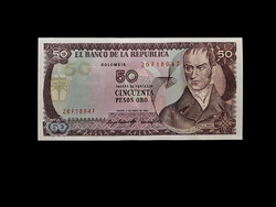UNC - 50 PESO - KOLUMBIA - 1983 - Francisco José de Caias képével! - Olvass!