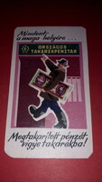1959- OTP - ORSZÁGOS TAKARÉKPÉNZTÁR takarékbetétkönyv reklám - KÁRTYANAPTÁR a képek szerint