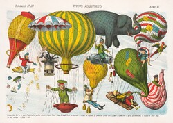 Augusto Grossi vintage plakátjának modern reprodukciója, reprint, 70*50 (+5 cm fehér "keret")