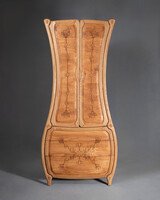 Calyra - tömörfa akasztós szekrény