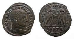 Maxentius follis AETERNITAS AVG N MOSTQ