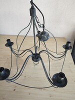 Kolarz rusztikus kivitelű fűggő láncos csillár + falikar