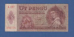 5 Pengő 1939