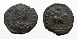 Arcadius AE3 GLORIA ROMANORVM, lovas