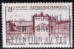 Fr957p / Franciaország 1952 A versailles-i kastély bélyeg pecsételt