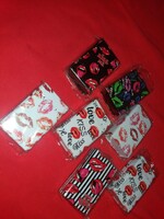 Retro fém lemez lemezáru színes cigarettatertók bontatlan csomagolás 7 db EGYBE a képek szerint