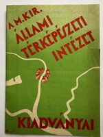 M. Kir. Állami Térképészeti Intézet árjegyzék 1936.