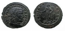 Maximianus follis GENIO AVGVSTI, U - A / SIS