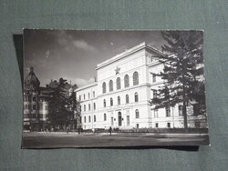 Képeslap,Szeged,Egyetem,könyvtár látkép,részlet, 1956-