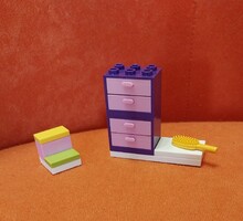Rózsaszín bababútorok lego kompatilibis