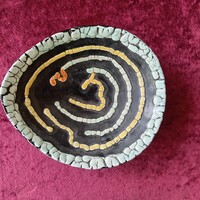 Érdekes/Szép Kivitelezése: (Jelzés nélkül - 21 cm, Magyar Iparművész Kerámia) Képek + Leírás