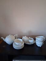 Herendi festetlen porcelán 6 személyes teáskészlet