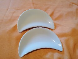 Régi Zsolnay csontos tányér pár  43.