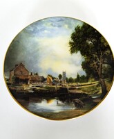 Angol, Coalport porcelán dísztányér