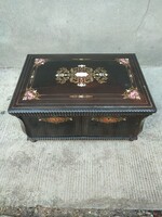 Boulle style III. Napoleon brass inlaid liquor box