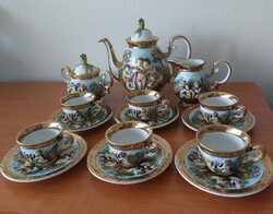 Capodimonte kávés készlet