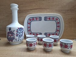 Alföldi porcelán pálinkás készlet