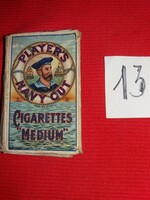 Antik 1930 gyűjthető PLAYERS NAVY CUT cigaretta reklámkártyák Érdekességek 13 db egyben 13