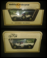 MATCHBOX YESTERYEARS Y-13 CROSSLEY 1918  CARLSBERG BEER ENGLAND 1973.