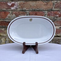 Alföldi Somogy megyei vendéglátó vállalat ovális vállalati porcelán tál - virslis - tányér
