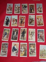 Antik 1930 gyűjthető PLAYERS NAVY CUT cigaretta reklámkártyák Történelmi személyek 45 db egyben 6.