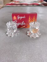 Miniatűr Swarovski kristály 2 db együtt