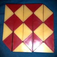 Retro MAGYAR POLITOYS logikai készségfejlesztő játék BŰVÖS KÍGYÓ nagyon RITKA 62 cm a képek szerint
