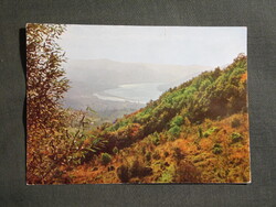 Képeslap,Dunakanyar,Visegrád,Duna part látkép,részlet, 1973-