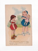 HR:121 Humoros-gyerekek képeslap "postatiszta"