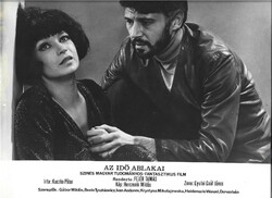 Vitrinfotó "Az idő ablakai" magyar tud. fantasztikus film 1969. Beata Tyszkiewicz, Ivan Andonov