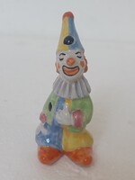 Art Deco kerámia bohóc pierott kèzzel festett figura Izsèpy?