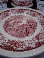 6 db   régi Royal Tudor Ware Old England    sütis desszertes tányér