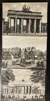Képeslapok - Berlin -Brandenburgi kapu