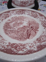 6 db Royal Tudor Ware Old England sütis desszertes tányér