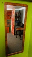 Régi Magas Art Deco Előszobai Tükör