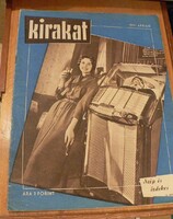 Kirakat magazin vintage retró újság 1957 április