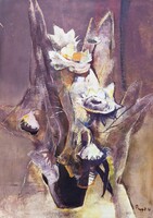 Papp Zoltán ( 1917 - 1992 ) Napraforgó 1963